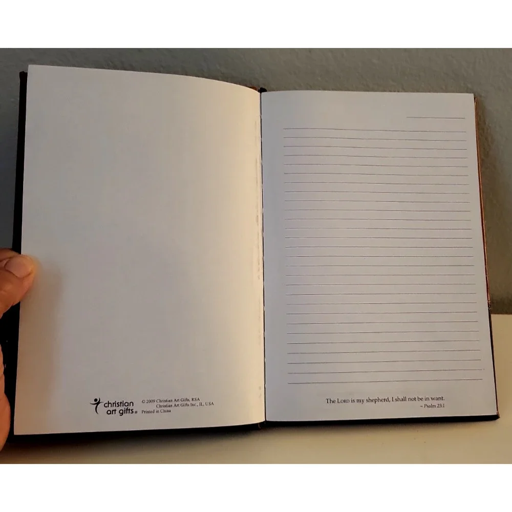 Journal 2 Tone Brown Faux Leather On Wings like Eagles lined pages 8.5 x 6 inch